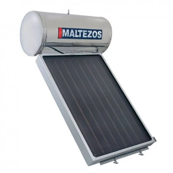 Ηλιακος Θερμοσιφωνας MALTEZOS INOX 125Lt Διπλης Ενεργειας SAC 100X150